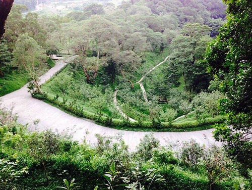 『環繞聖山之道路工程已全部鋪設完成』
