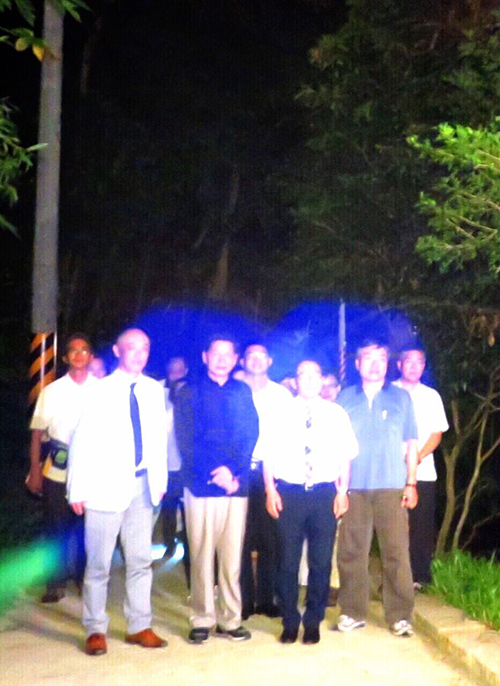 中村尚雄醫學博士,及與會者受䕃彌勒藍寶法輪庇護,及自性光普照。