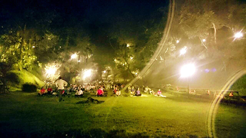 在佛說阿彌陀経內載述及,西方極樂世界外圍主體,以行樹,欄楯(欄杆)寶網,共七層圍繞為主體。